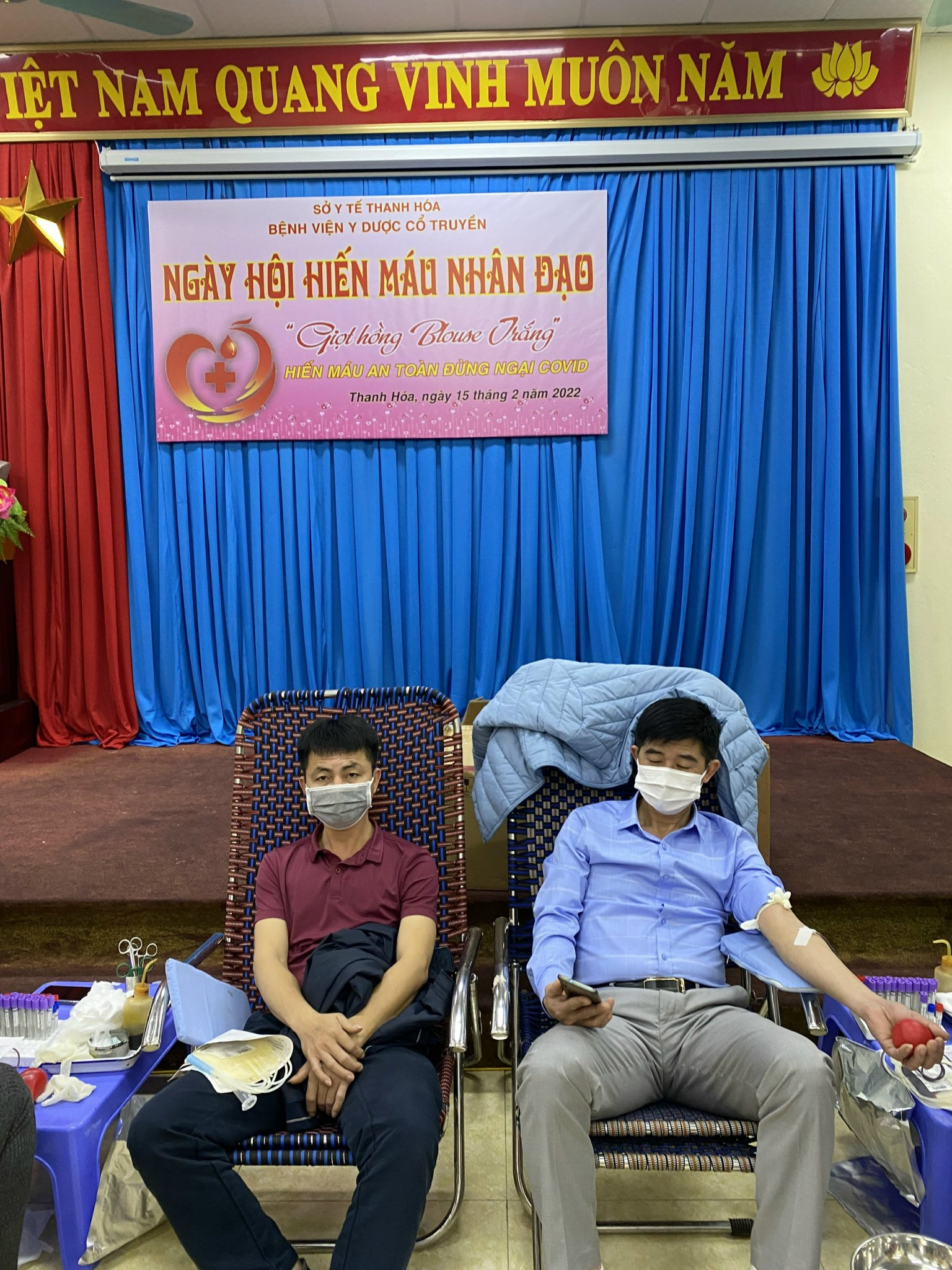 Ngày hội hiến máu nhân đạo Bệnh viện Y dược cổ truyền tỉnh Thanh Hoá